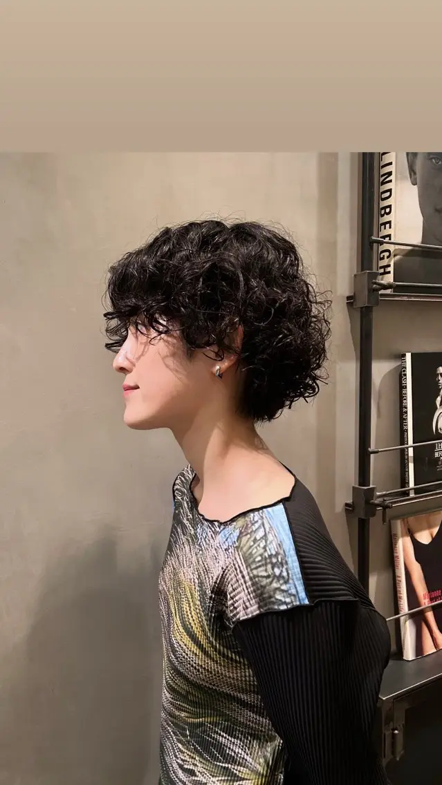 ショート パーマ カット パーマ タナカ カナ🫧のヘアスタイル