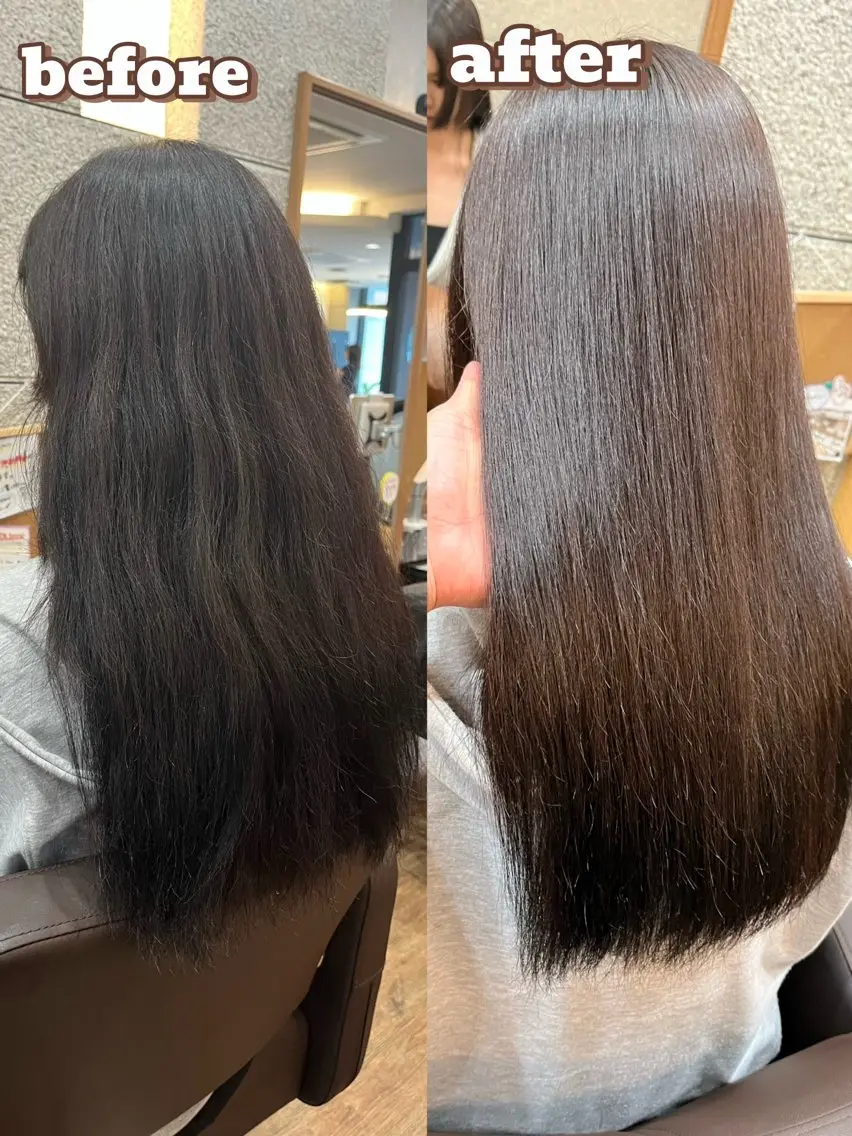 ロング 縮毛矯正 坂谷 BUCKS/縮毛矯正のヘアスタイル