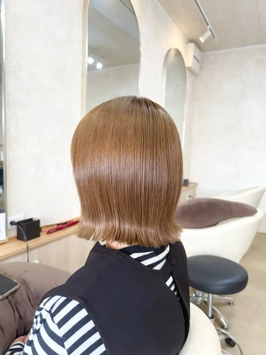 カラー カット ヘアカラー トリートメント Nanami． 七海のヘアスタイル