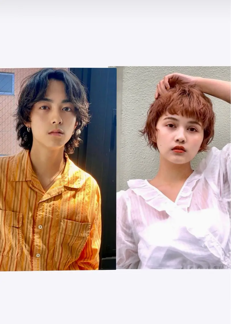 パーマ パーマ moanin モーニンのヘアスタイル