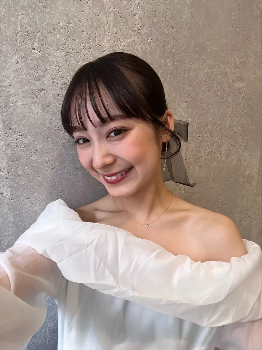 おしゃれ暖色カラー ゆあんのヘアスタイル