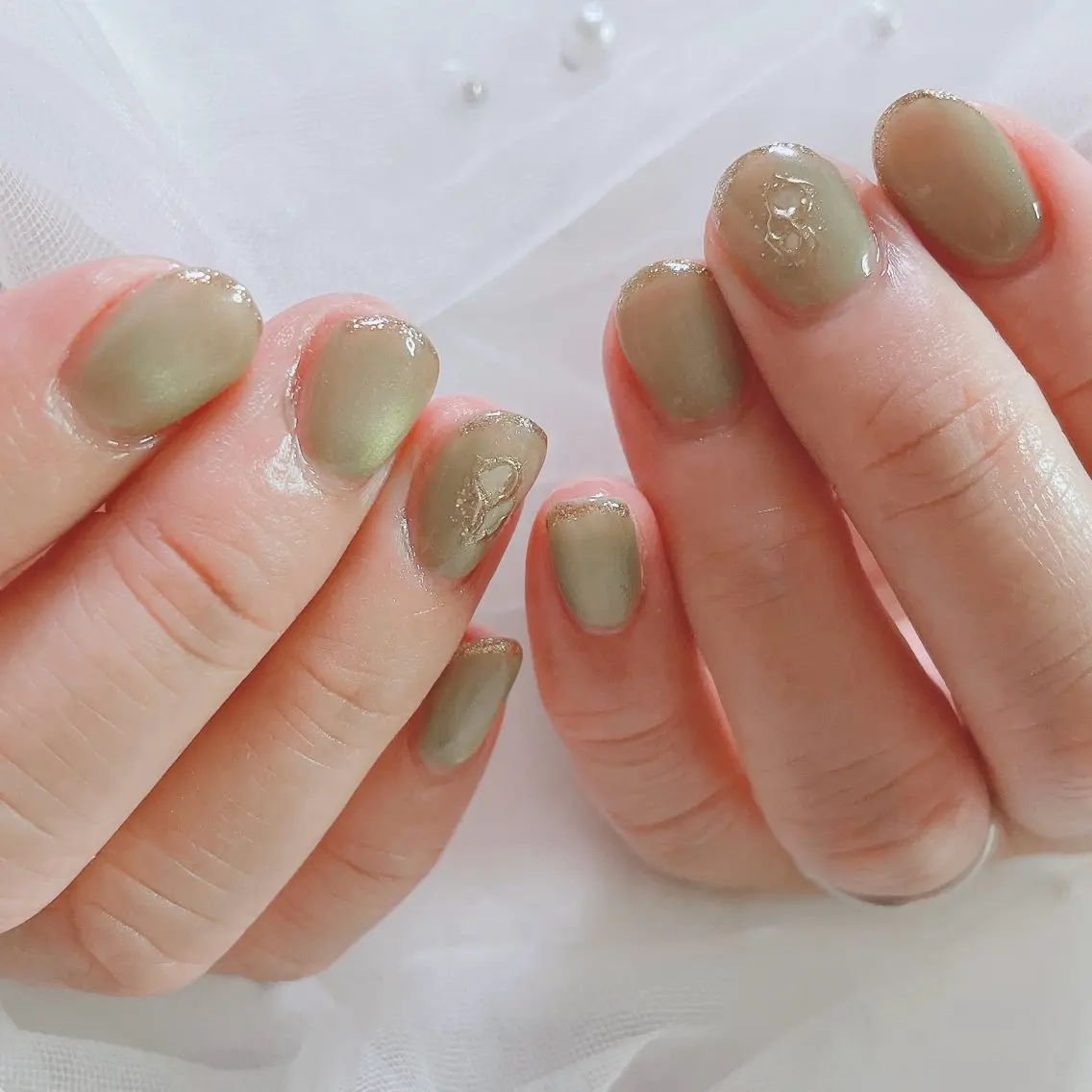 ネイル ニュアンスネイル ハンドネイル ネイルサロン なっちゃん(古千谷)のネイルデザイン