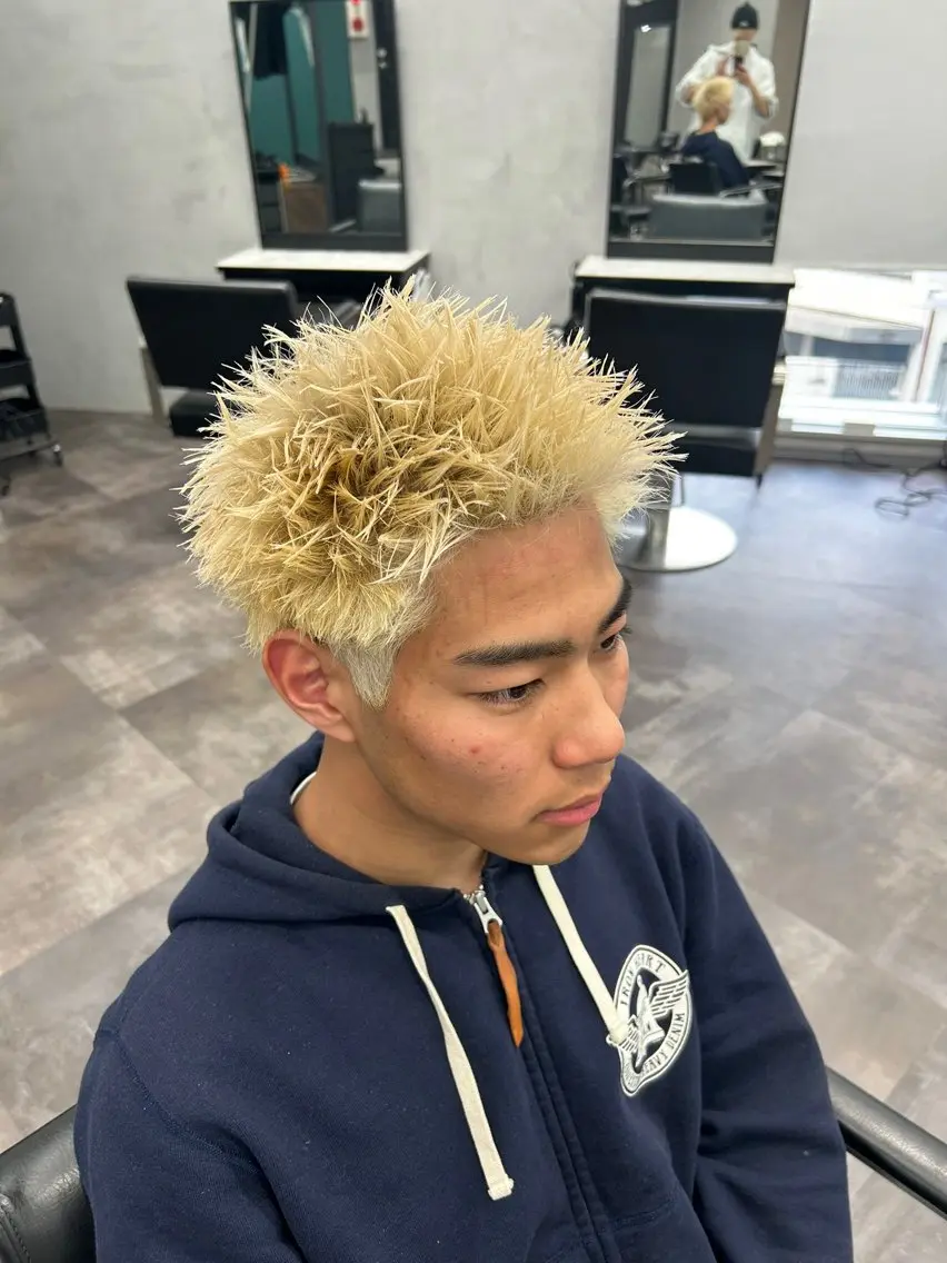 ショート カラー メンズ 🐠メンズ特化🐠 井上風冴のヘアスタイル