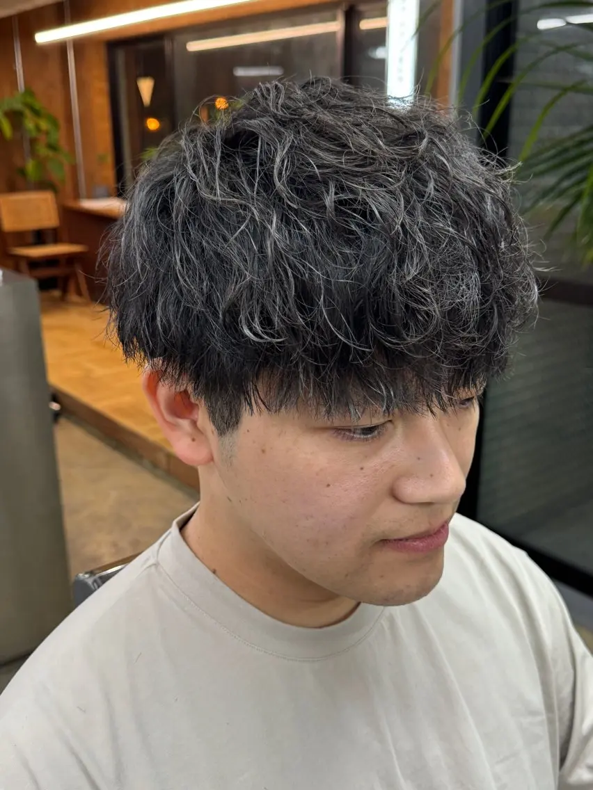 ショート パーマ メンズ ビジネス メンズ特化酒井翔太 /メンズカット/名駅のヘアスタイル