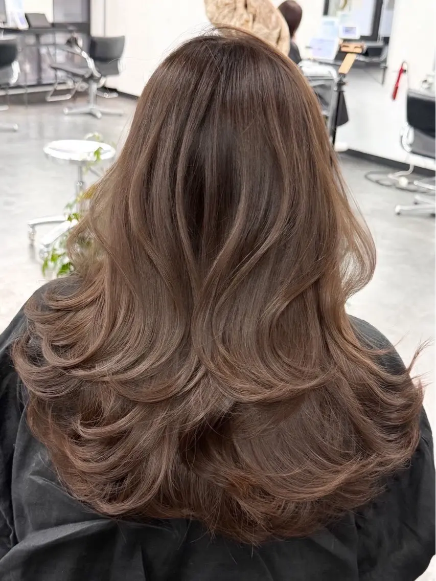ロング カラー ヘアアレンジ ヘアカラー 🫧透明感カラー/ Wカラー🫧namiのヘアスタイル