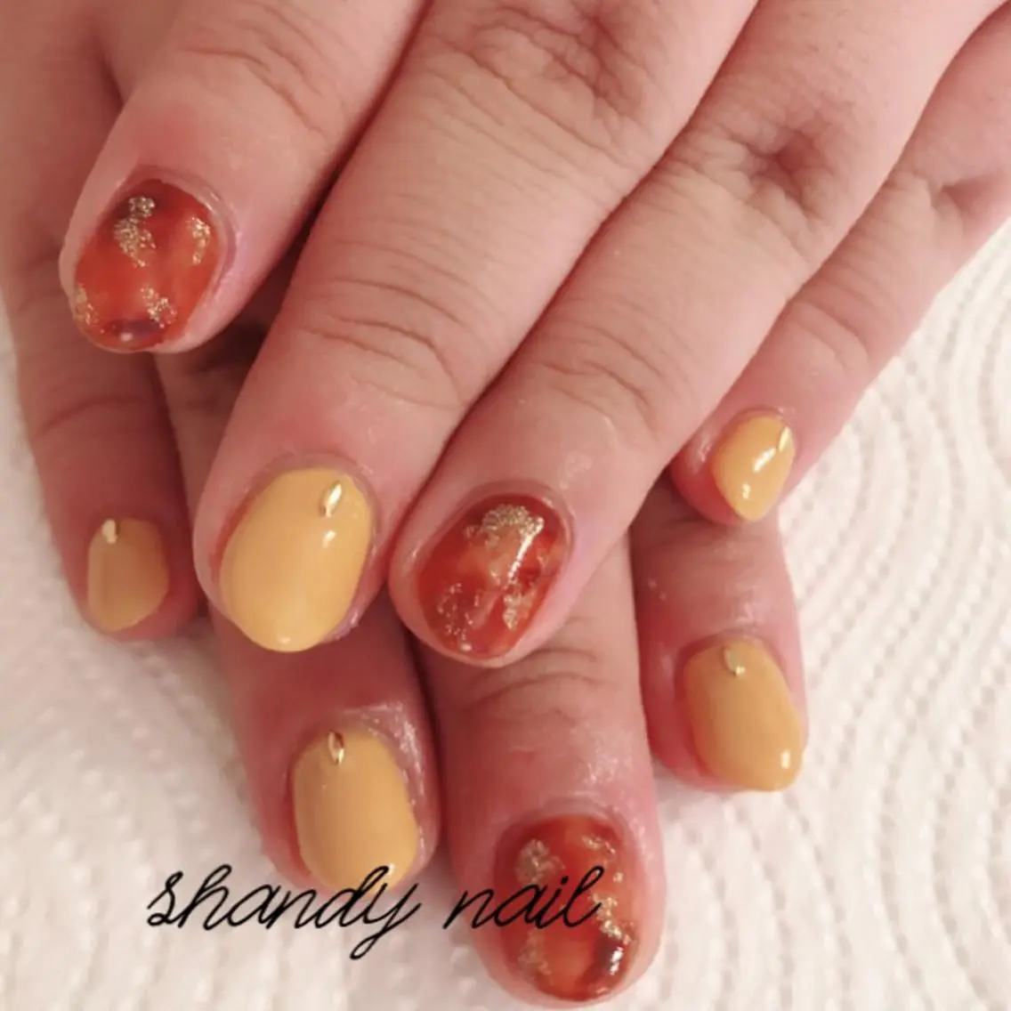 ショート shandy nailのネイルデザイン
