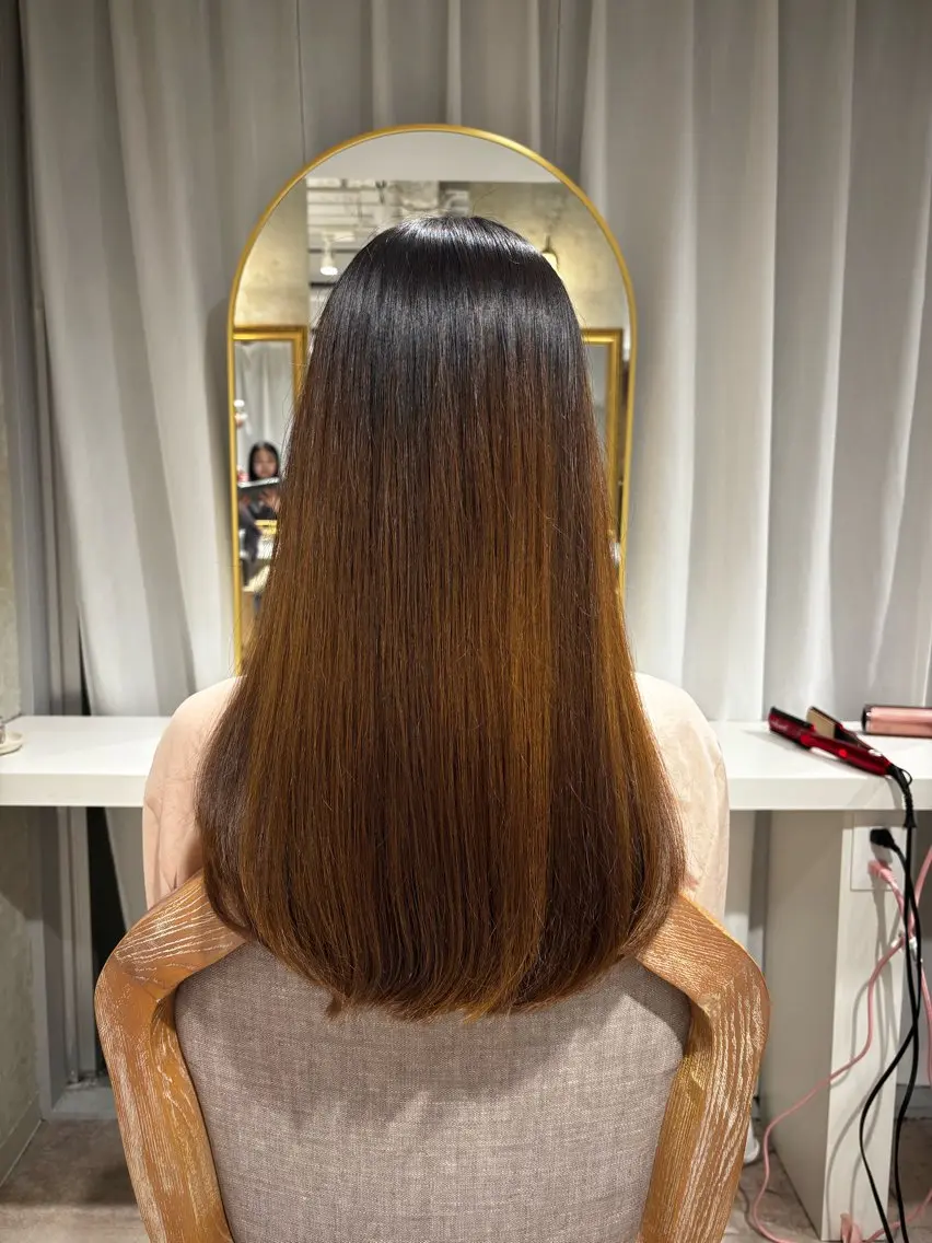 ロング トリートメント 徳永 侑紀のヘアスタイル