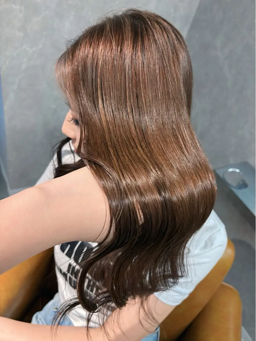 ロング カラー ヘアカラー 🍒Qome ひなた🍒のヘアスタイル