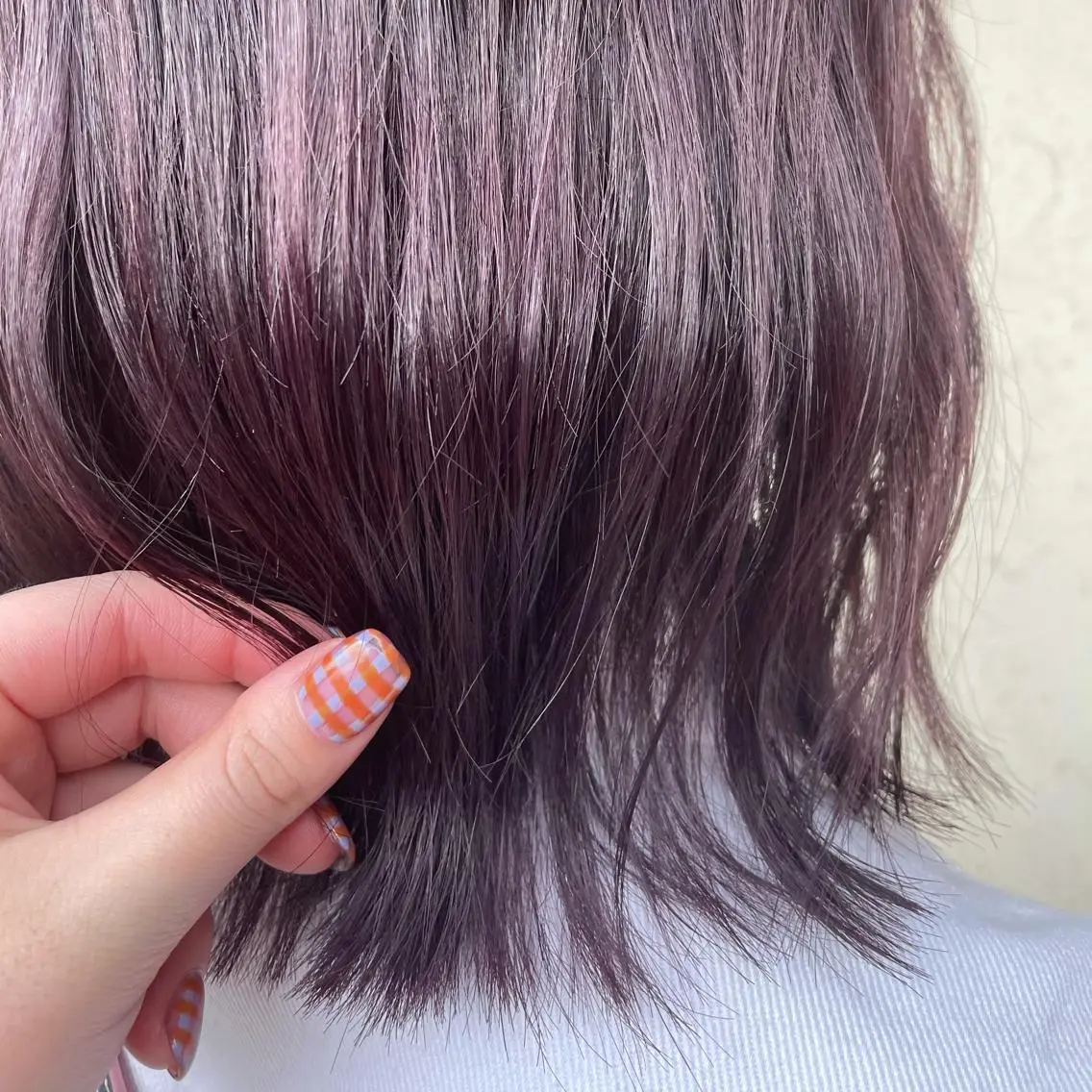ミディアム カット ヘアカラー トリートメント しもかわ かほのヘアスタイル