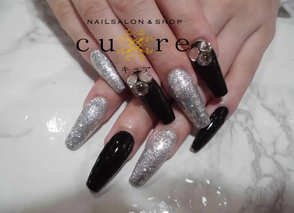 ロング ネイル ジェルネイル ワンカラーネイル スカルプネイル シンプルネイル ネイルサロン Cureのネイルデザイン