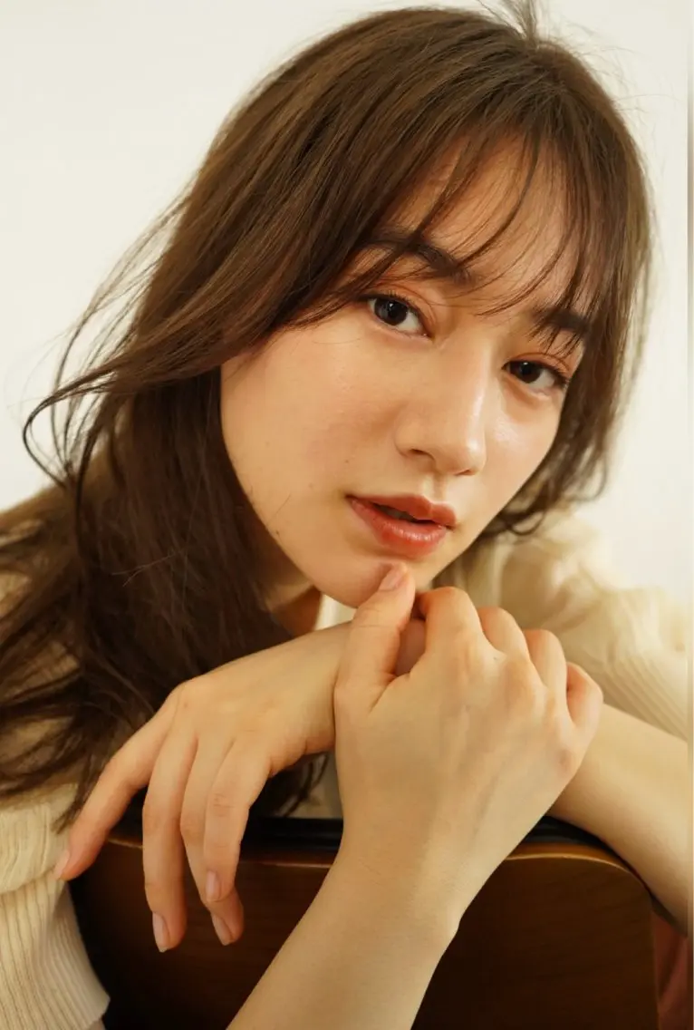 ロング カラー 透明感カラー ヘアカラー トリートメント ヘッドスパ 🪐透明感カラー/ カワクボ モネのヘアスタイル