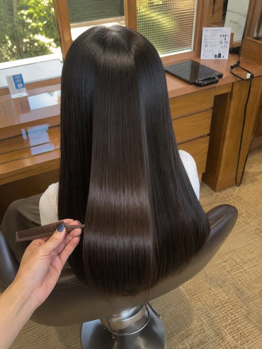 ロング 縮毛矯正 トリートメント CUBE/ Harukaのヘアスタイル
