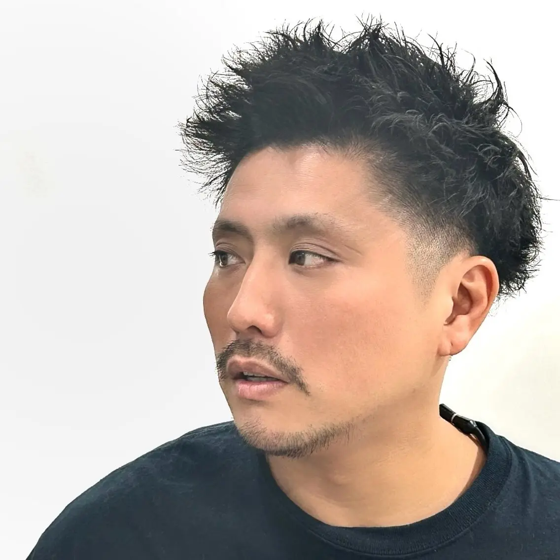 パーマ メンズ メンズパーマ 刈り上げ リベイルけんた モデル募集のヘアスタイル