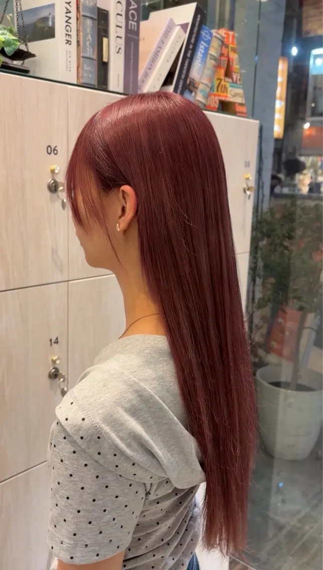 カラー EARTH 田端咲希のヘアスタイル