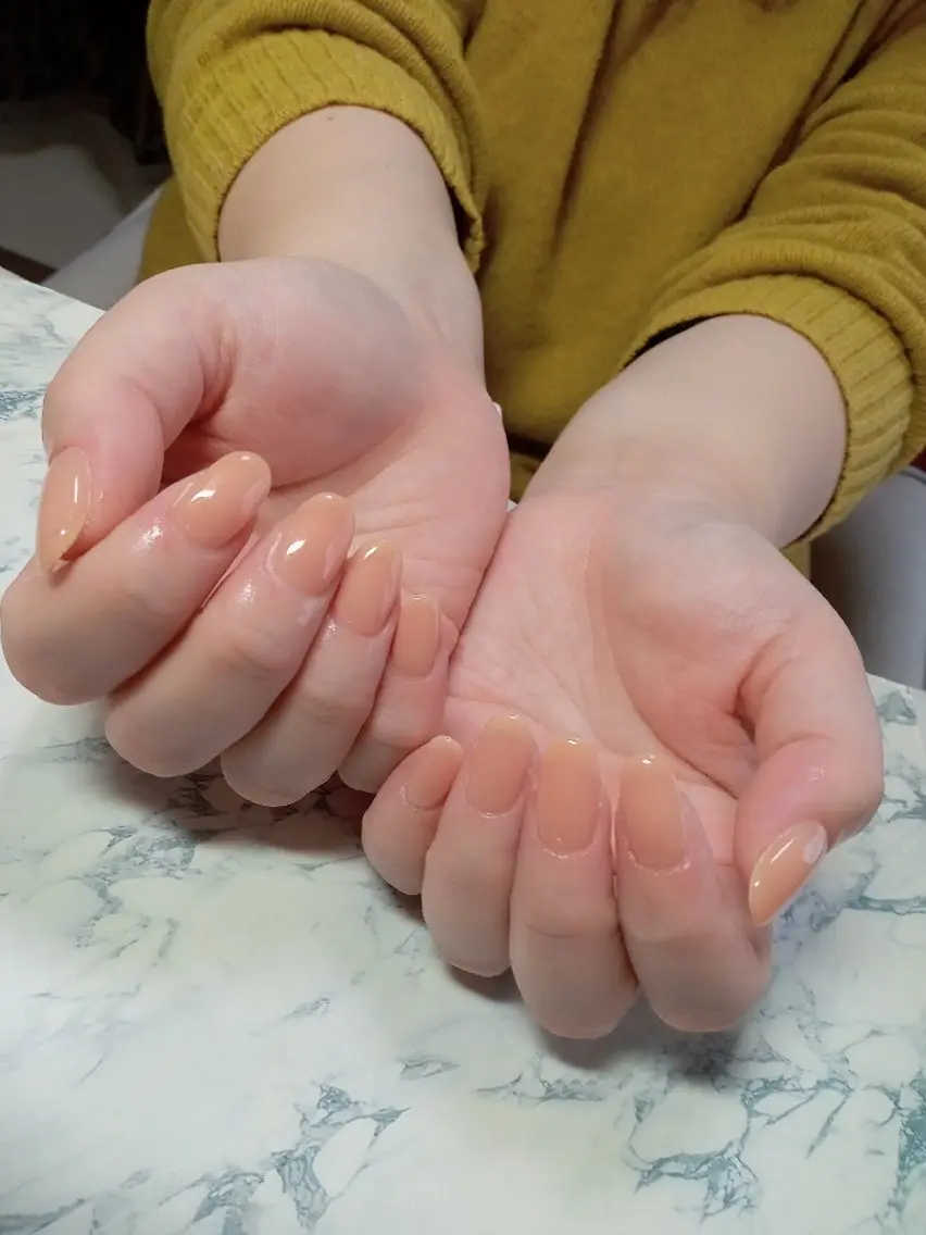 ネイル 長さ出し ジェルネイル キラキラネイル ラメ(グリッター) ラメグラデーション ハンドネイル flure de neige yukiのネイルデザイン
