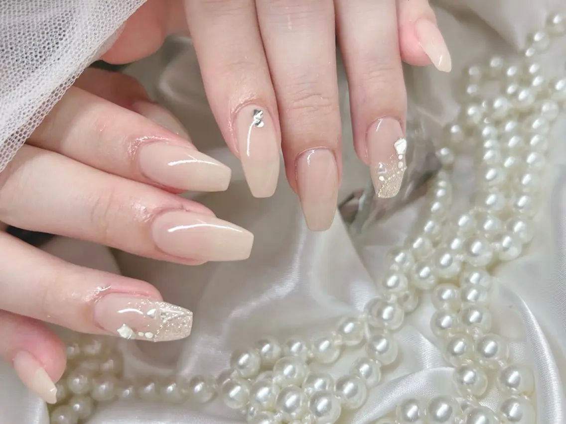 セミロング ハンドネイル Nailsalon Angeのネイルデザイン