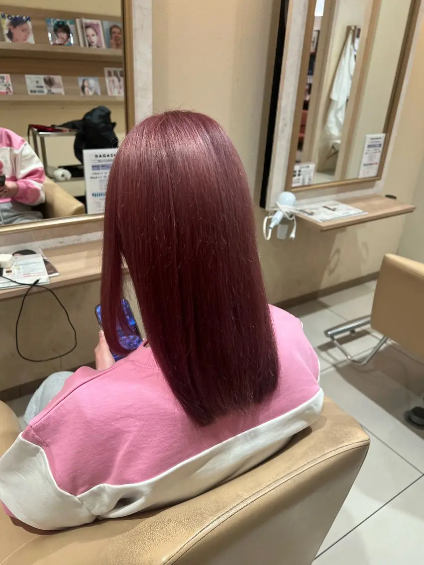 カラー ヘアカラー 青木 さやのヘアスタイル