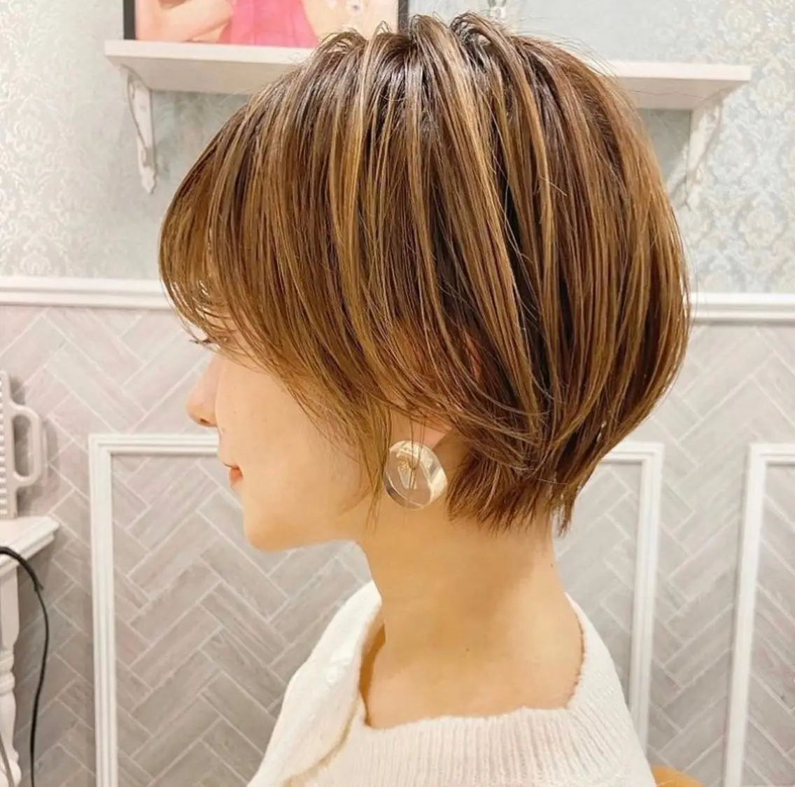 ショート 銀座/似合わせカット 🤍美月のヘアスタイル