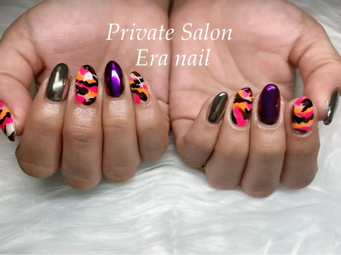 ネイル ミラーネイル Era nailのネイルデザイン