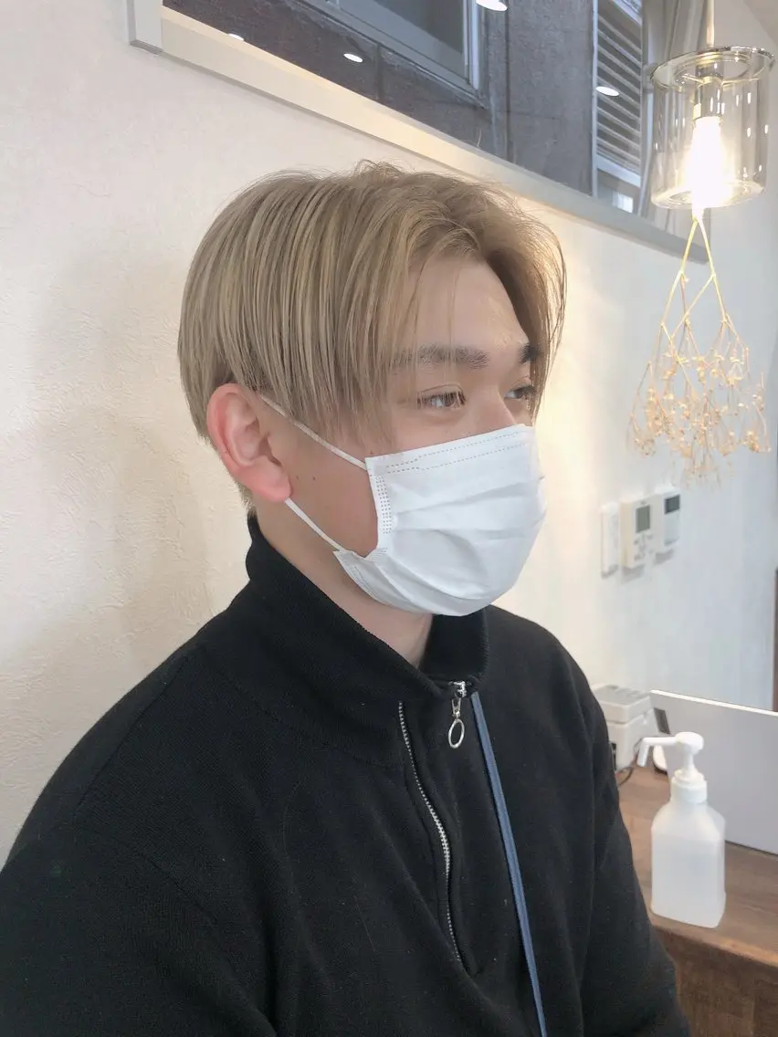 カラー メンズ ダブルカラー 【メンズカット】 澤下瑛一のヘアスタイル