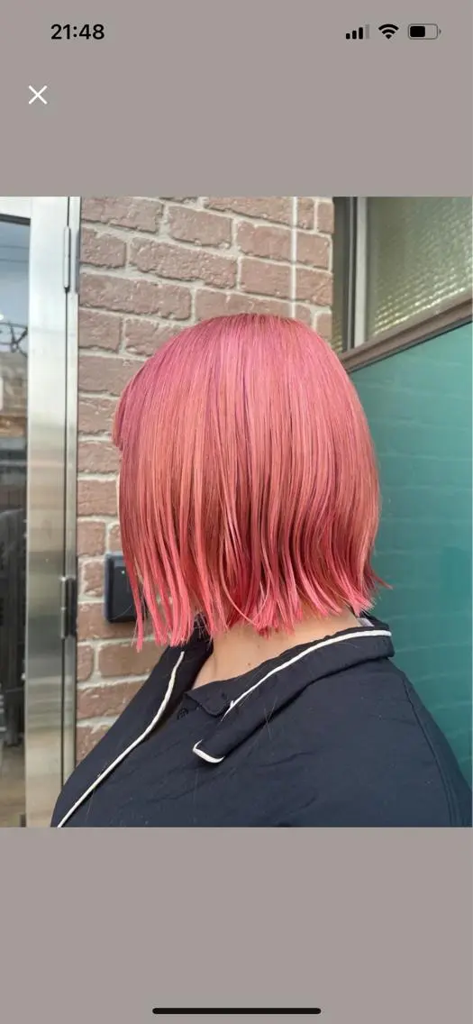 🫧✨ブリーチ➕ケアカラー➕💋再来の方はプラス2500円カットはプラス3000円の写真