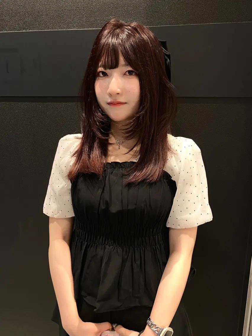 セミロング カラー カット ヘアカラー トリートメント mai / linoah˚✧のヘアスタイル