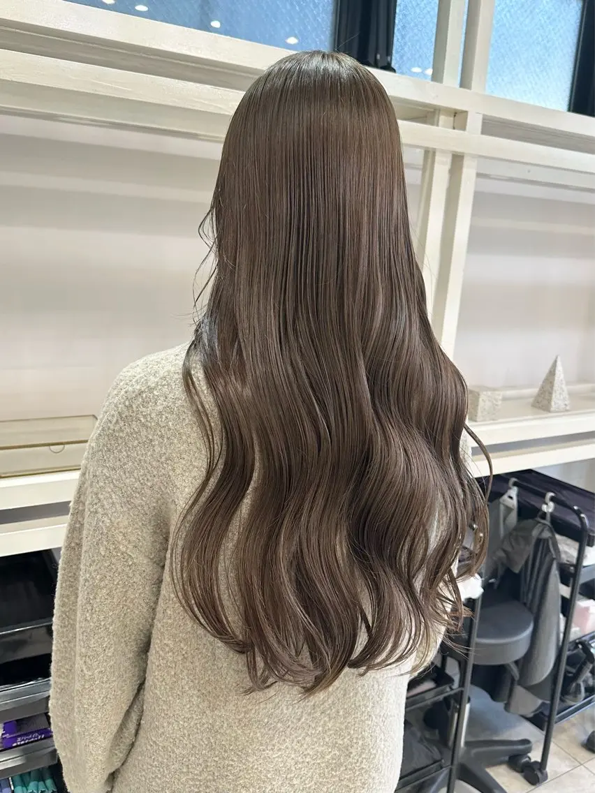 ロング カラー カット ヘアカラー トリートメント 透明感カラー/ボブ /佐藤伶のヘアスタイル