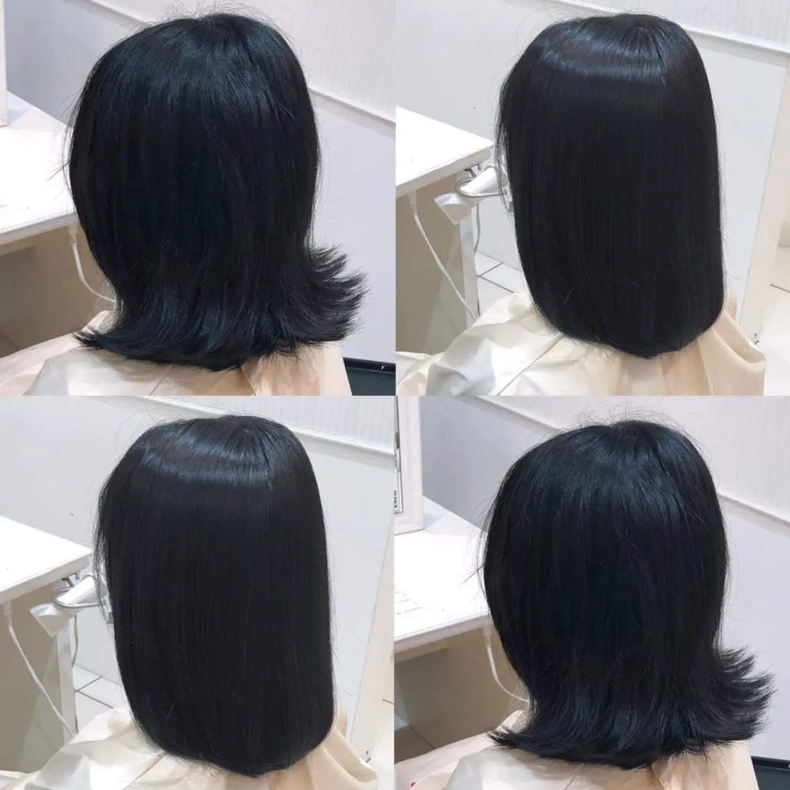 セミロング パーマ ストレートパーマ mahiro 🦎のヘアスタイル