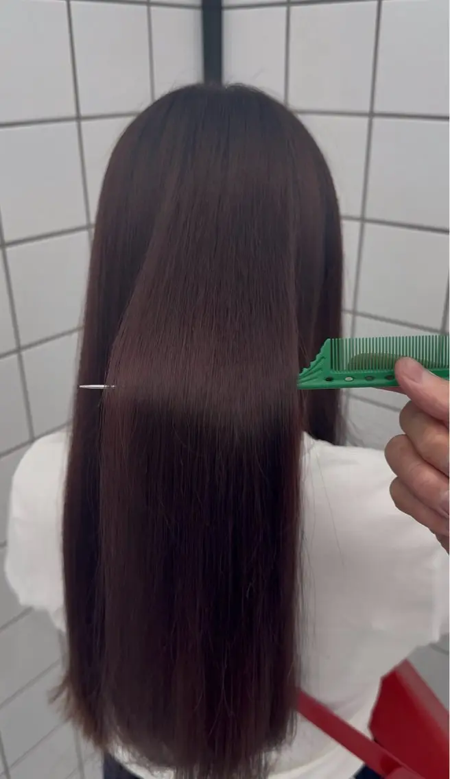 ロング カラー ブリーチ ブラウンカラー 透明感カラー ブリーチなしカラー ピンクカラー ヘアカラー メンズパーマ/ ハイトーン/宗形建哉のヘアスタイル