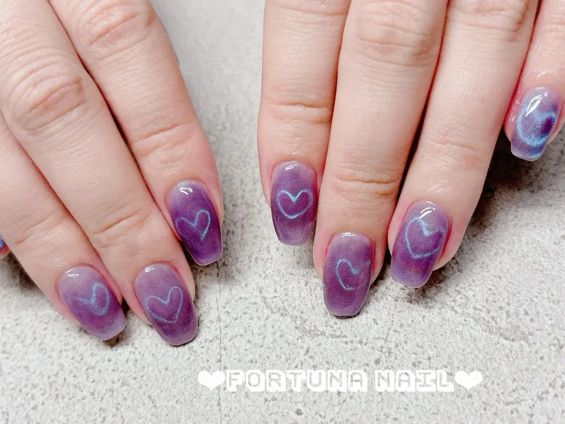 ネイル ハート Nail •Head スパFortunaのネイルデザイン