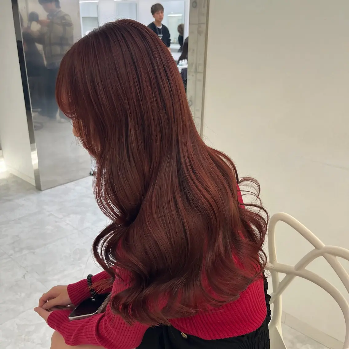 ロング 🍒韓国暖色ヘア NO.1🍒🪽のヘアスタイル