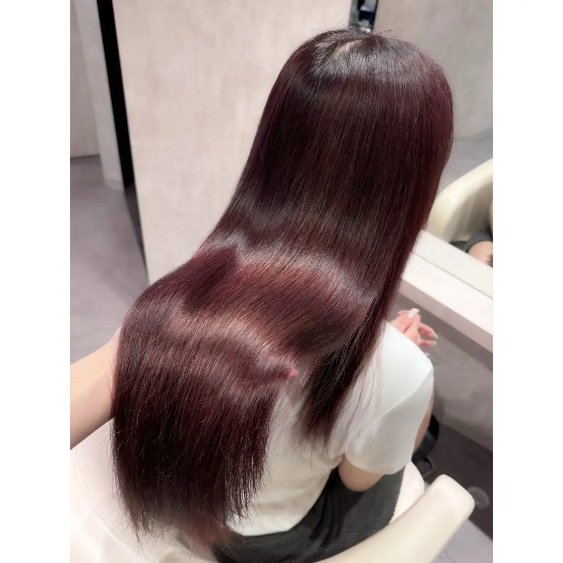 ロング カラー ブリーチ ヘアカラー miyu /トレンド カラー×艶髪のヘアスタイル
