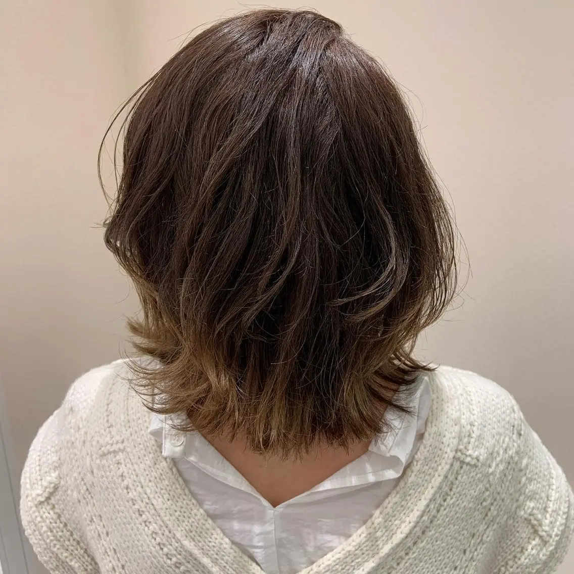 ミディアム レイヤーカット ⭐️💛骨格を診断 髪質改善◎RIKIのヘアスタイル