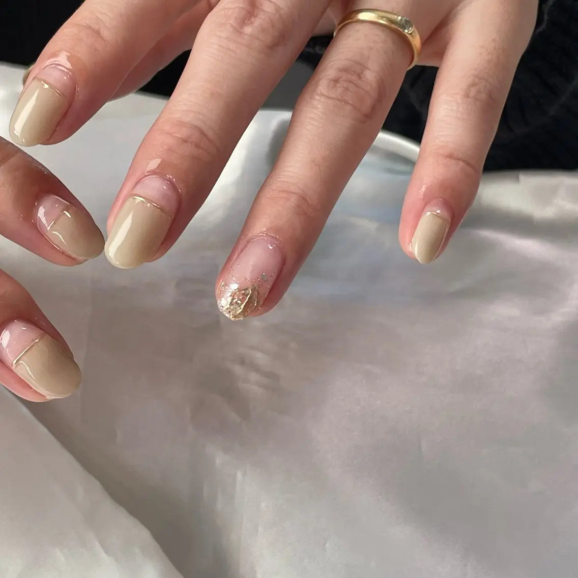 ネイル ピスタチオネイル ハンドネイル Joint_ nailのネイルデザイン