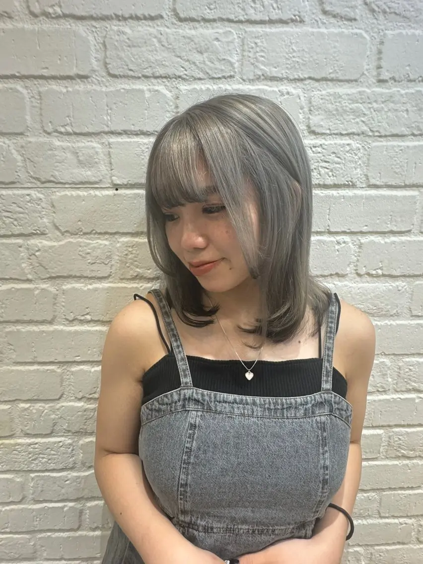 カラー 黒髪 カラーお任せ下さい ✨️おかだまなみのヘアスタイル