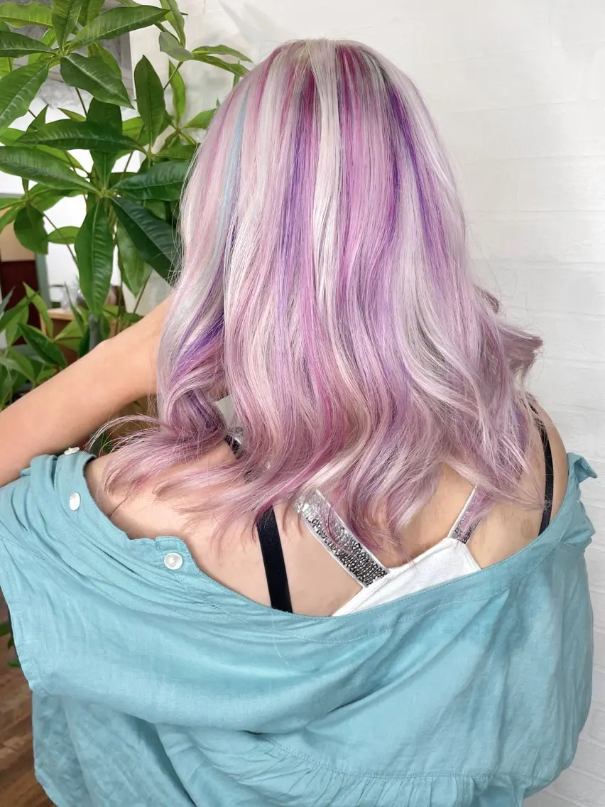 カラー ユニコーンカラー Re:ta Hair 飯田淳平のヘアスタイル