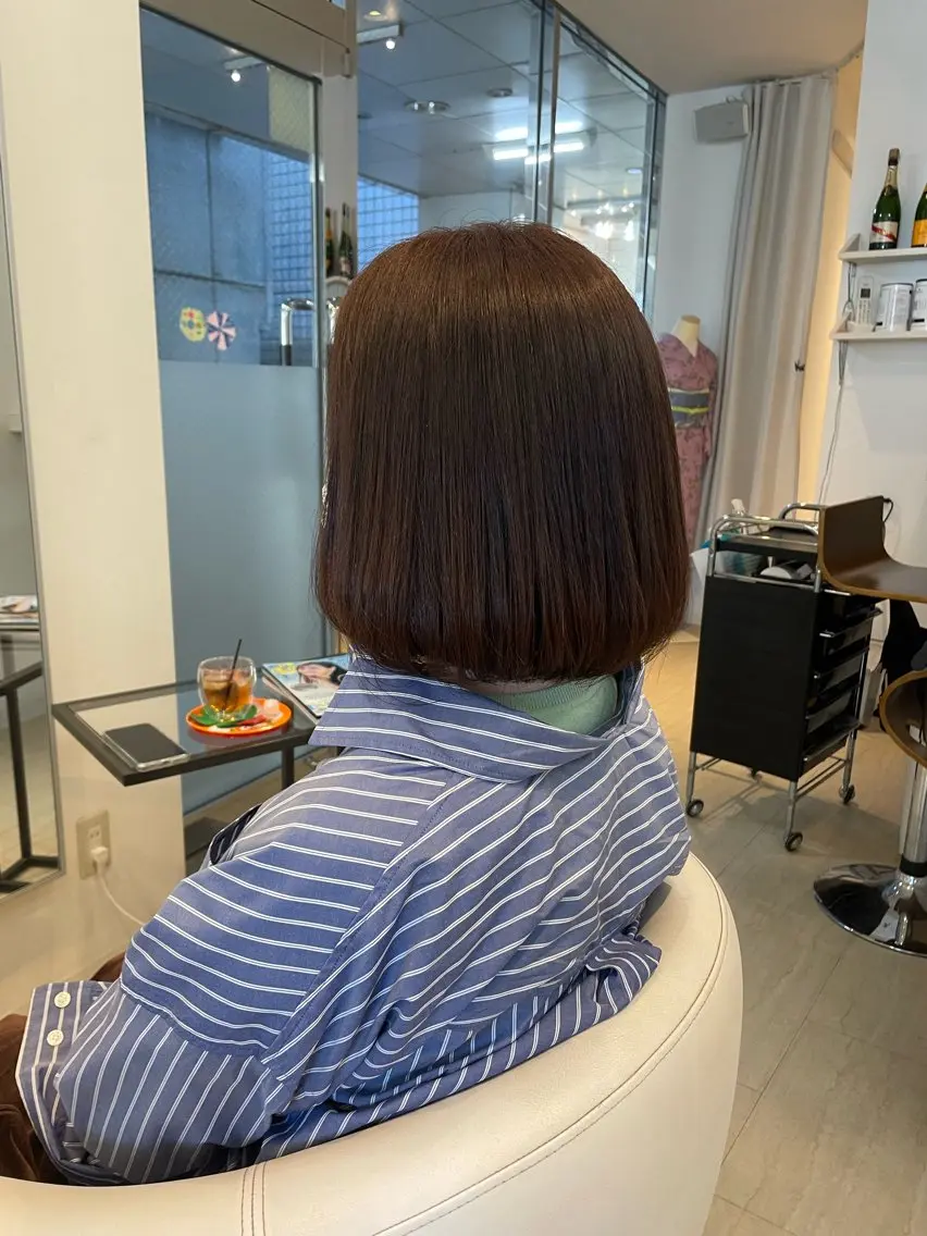 ミディアム lachiq R+ カイトのヘアスタイル