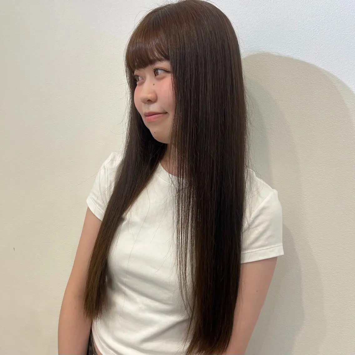 ロング カラー ブラウンカラー ココアブラウン ヘアカラー aoi🩵/ブリーチ カラー/高崎のヘアスタイル