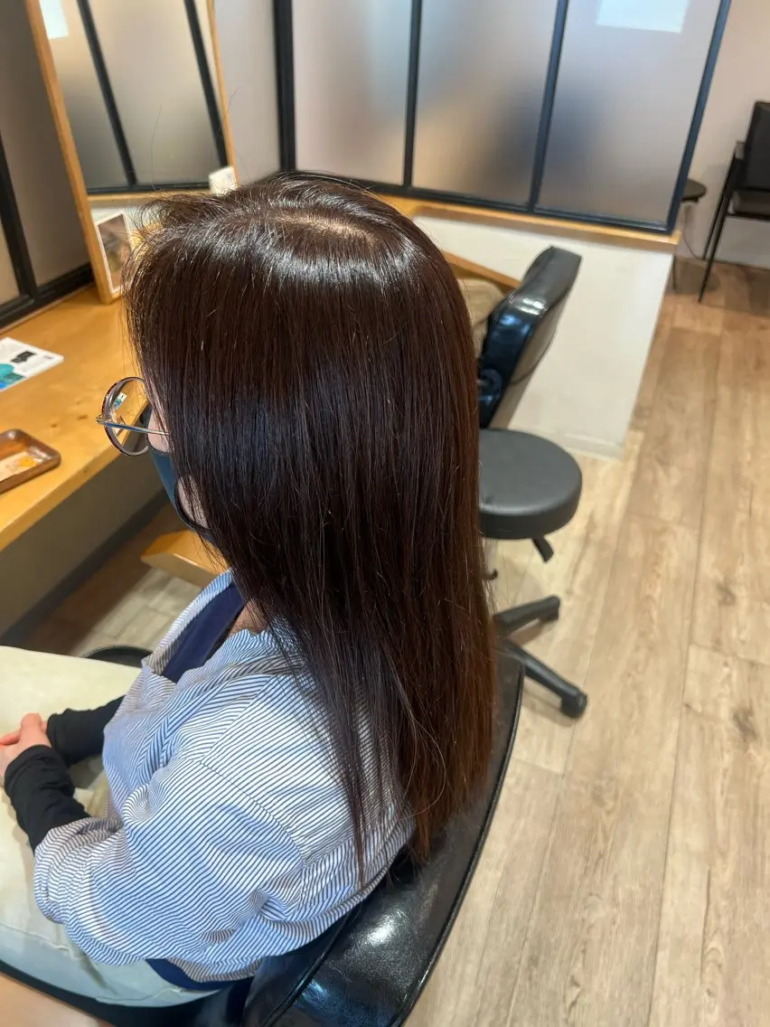 カラー ブラウンカラー ヘアカラー Miyuu 『藤沢』のヘアスタイル