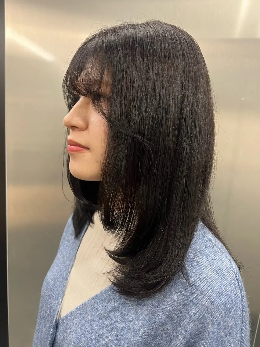 ロング カット ヘアカラー 脇山 真生のヘアスタイル
