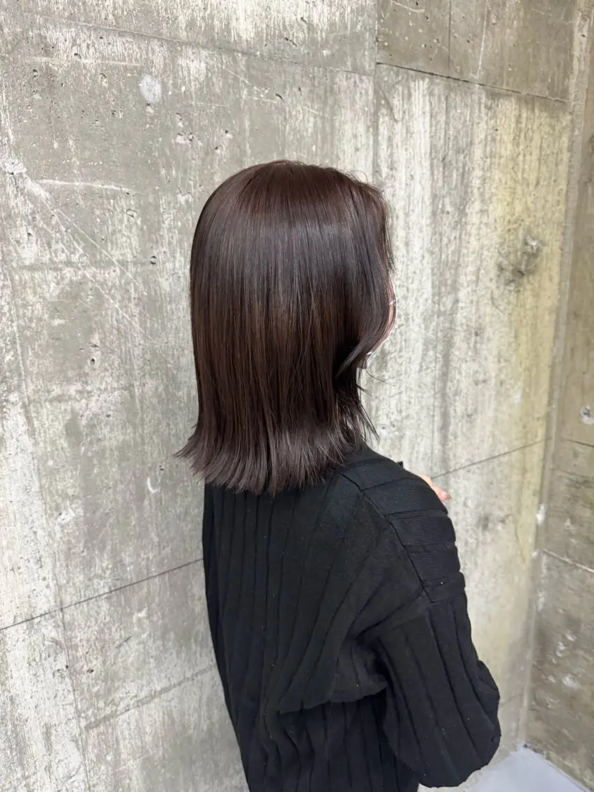 カラー 透明感カラー ヘアカラー トリートメント 河野 朱里のヘアスタイル