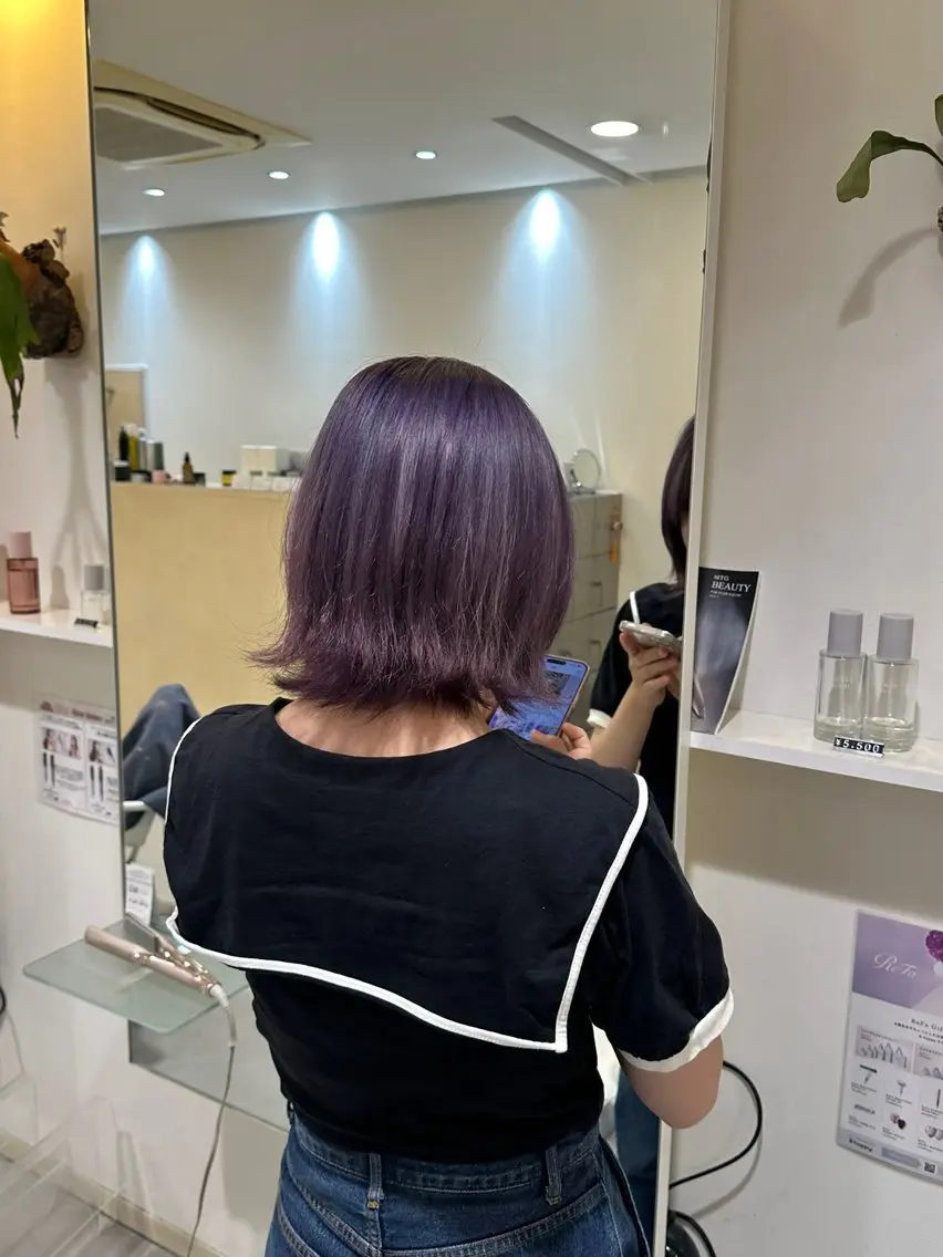 カラー SAKAMOTO YUMEのヘアスタイル