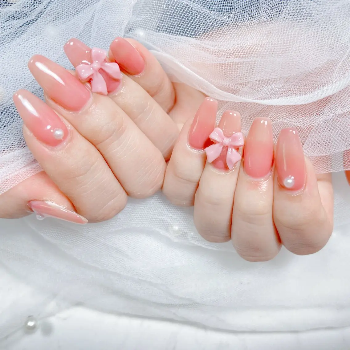 ネイル ハンドネイル 🎀ネイルサロン エクラYUI🎀のネイルデザイン