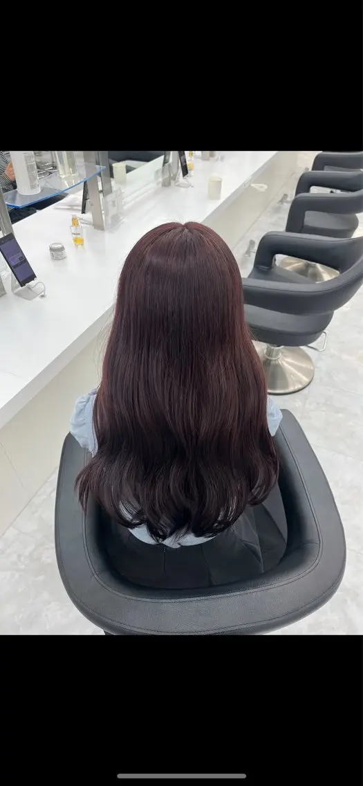 ロング カラー ブリーチ ダブルカラー ブリーチなしカラー レッドカラー 髪質改善 海外girl/ハイト ーン/riko🫧のヘアスタイル