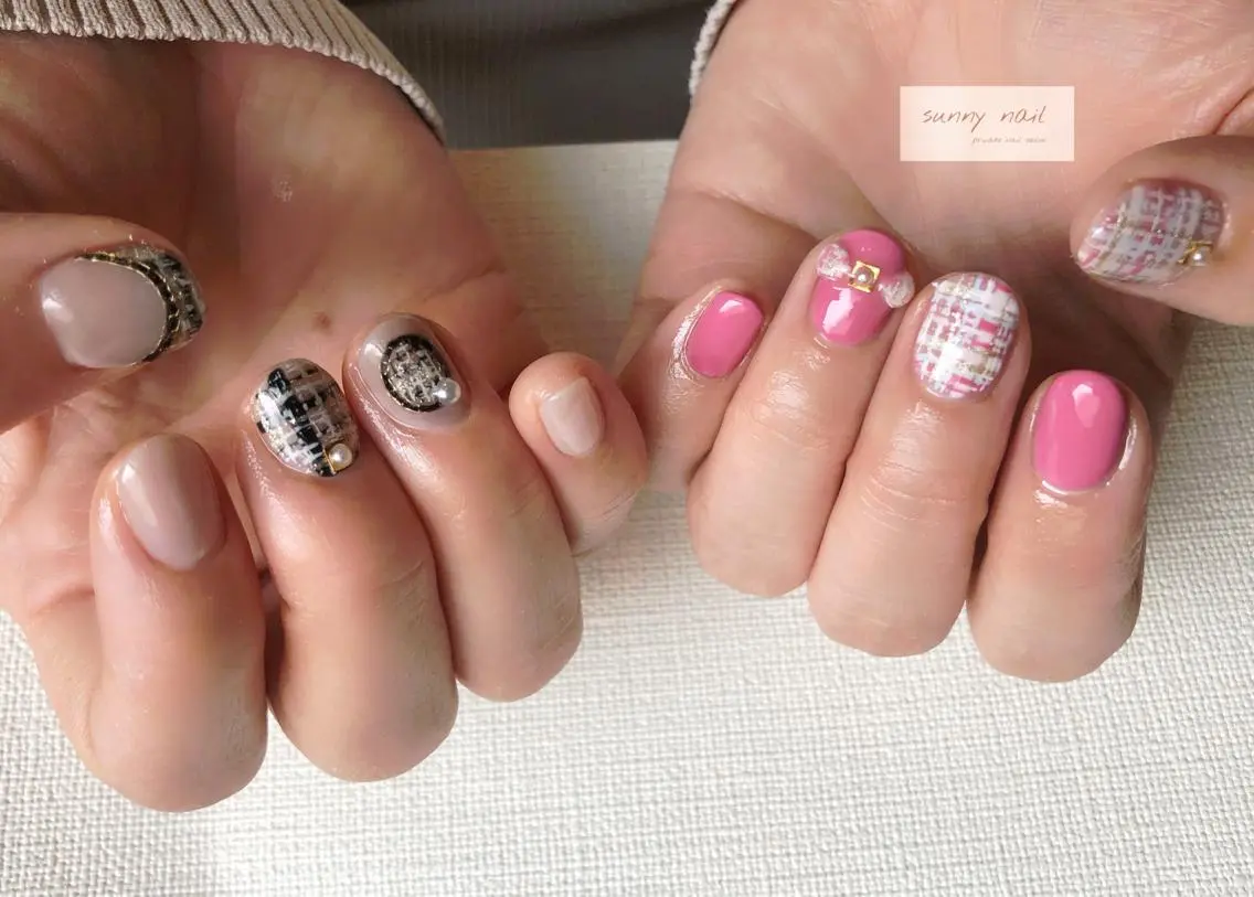 ネイル カジュアル ジェルネイル ニュアンスネイル パラジェル ピンク sunny nailのネイルデザイン