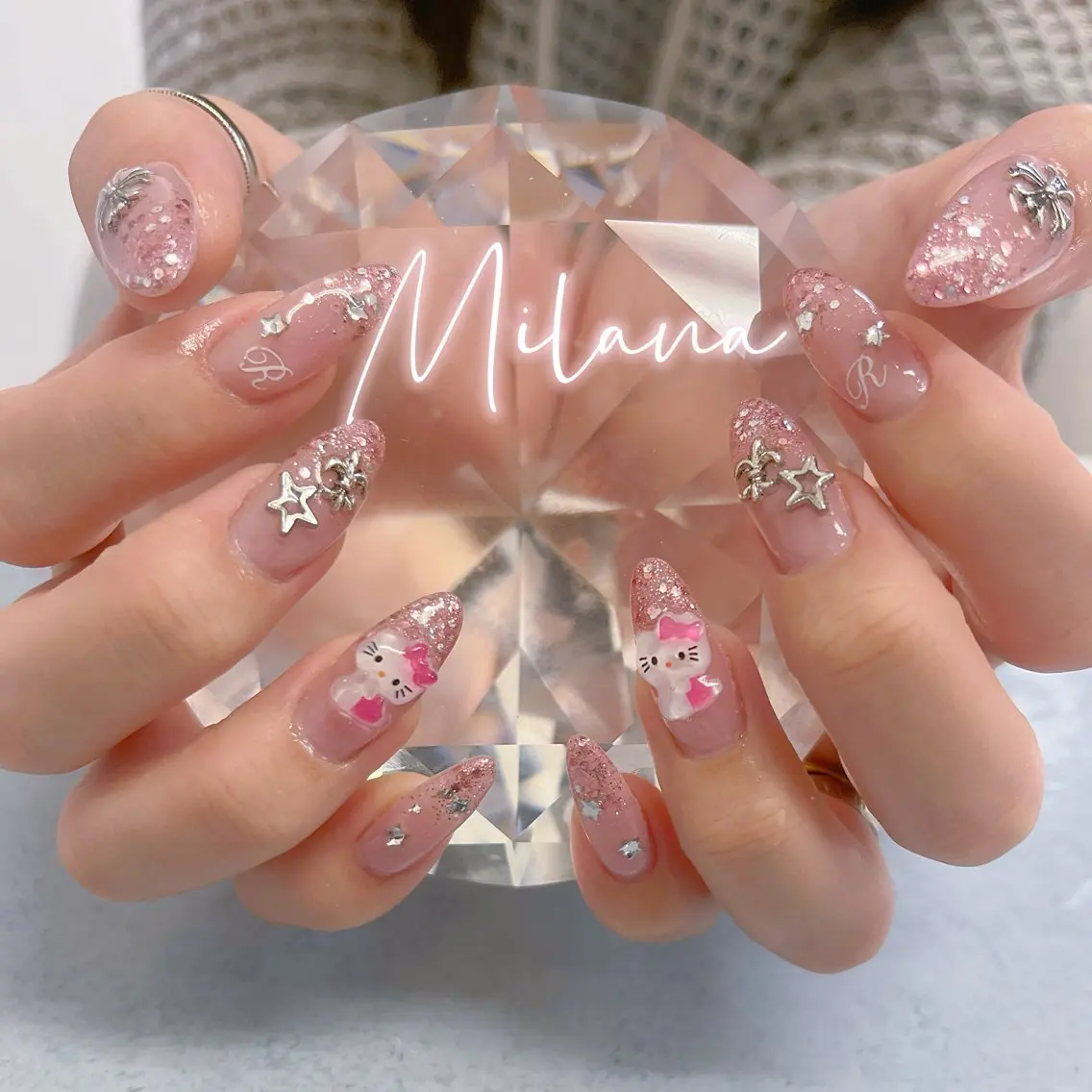 ネイル ハンドネイル Milana 西里のネイルデザイン