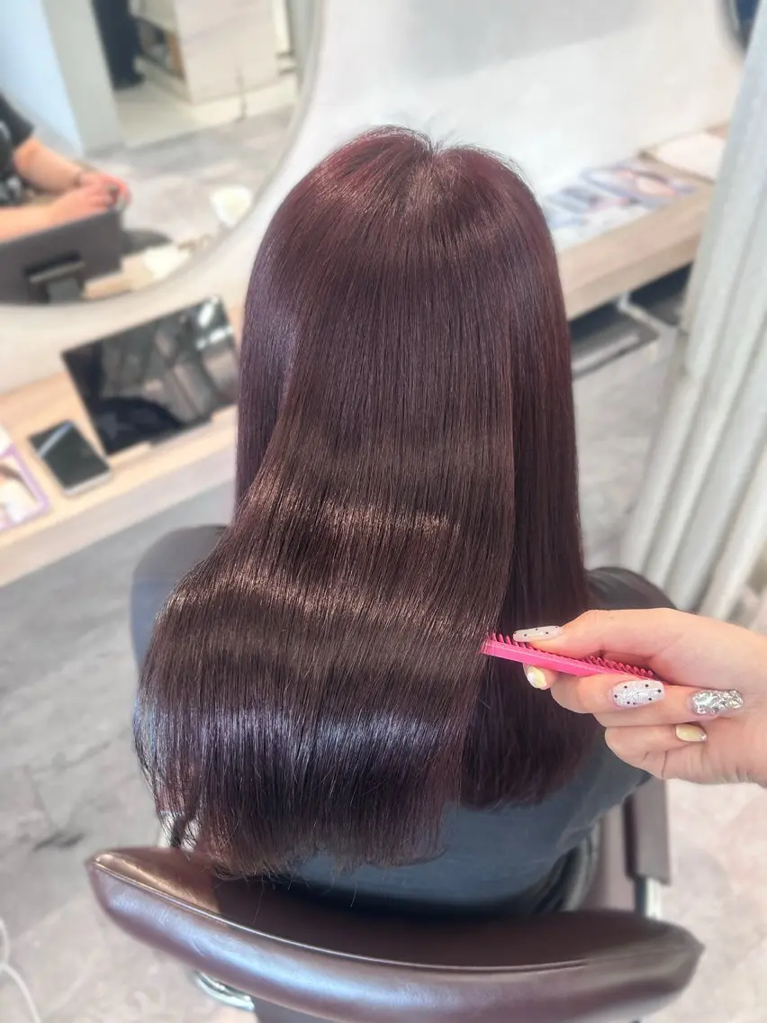 ✨迷ったらコレ!✨カット+カラー+Aujua6stepトリートメントの写真