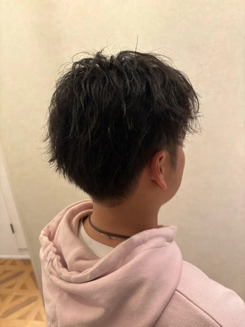 【メンズ限定】カット+縦落ちパーマ¥12100→¥2000の写真