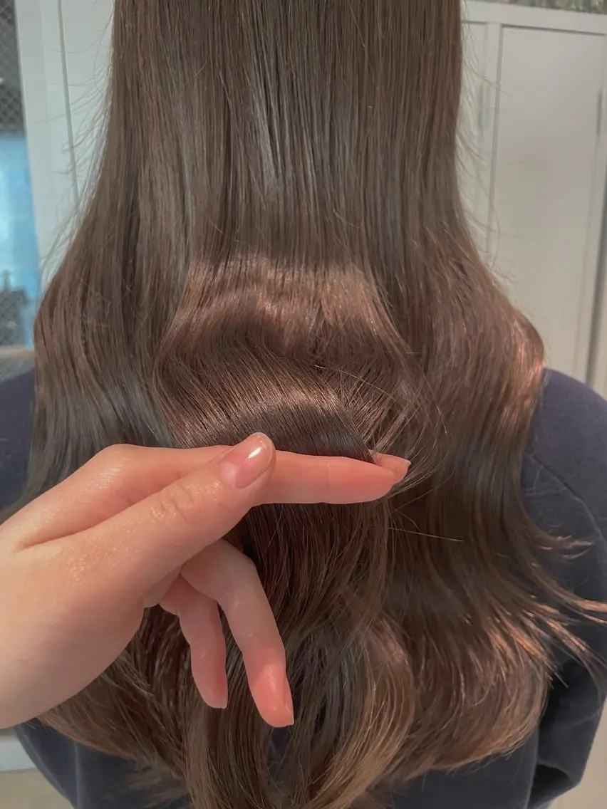 ロング カラー ブラウンカラー 艶髪🌿🫧 yukakoのヘアスタイル