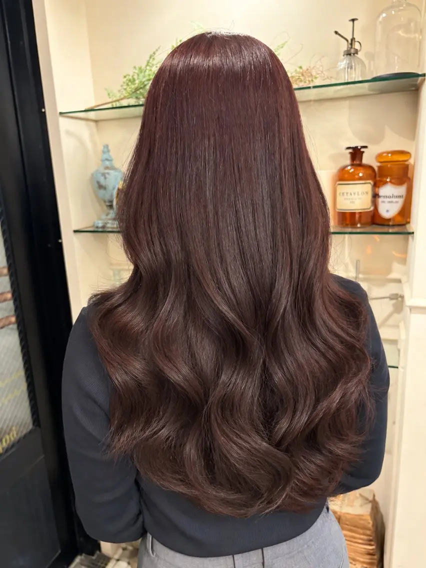 ロング カラー ヘアカラー Konomura Neneのヘアスタイル